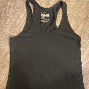 Black Nike racerback tank